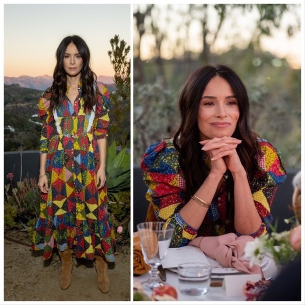 NWT Doen Nicolette Dress | Countryside Patchwork Print | size M